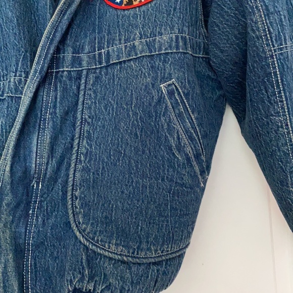 SUPER RAD DENIM JACKET VINTAGE/RARE!!! - Picture 5 of 7